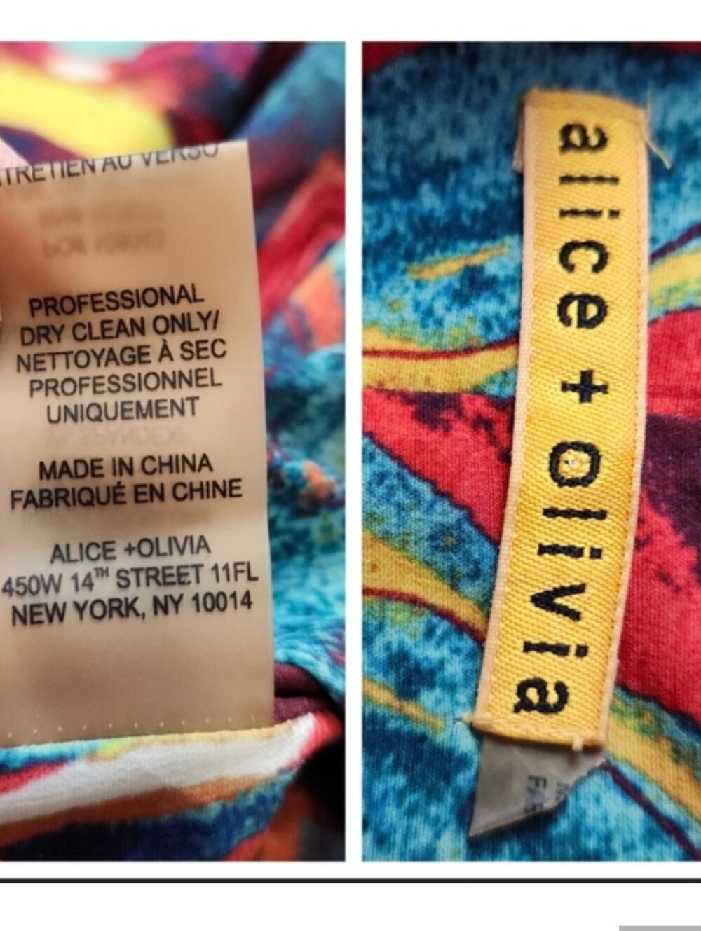 Alice + Olivia Women's Rhi Tank Dress Tribal Diamond Colorful mini dress S - Picture 14 of 16